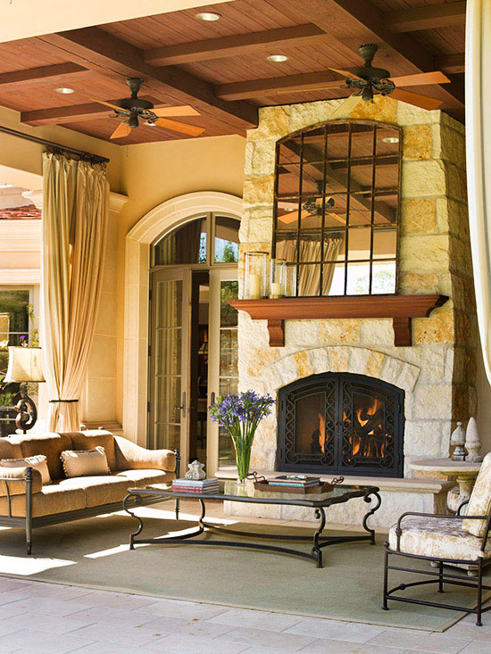 Amazing Outdoor Fireplace Ideas 2