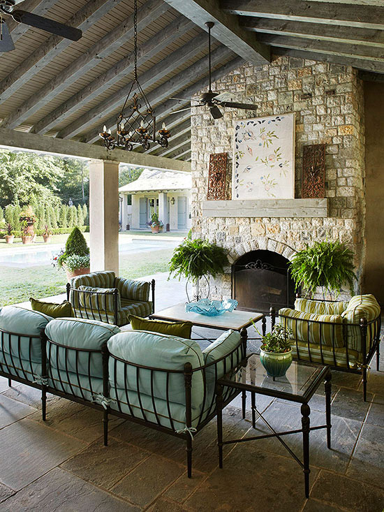 Amazing Outdoor Fireplace Ideas 3