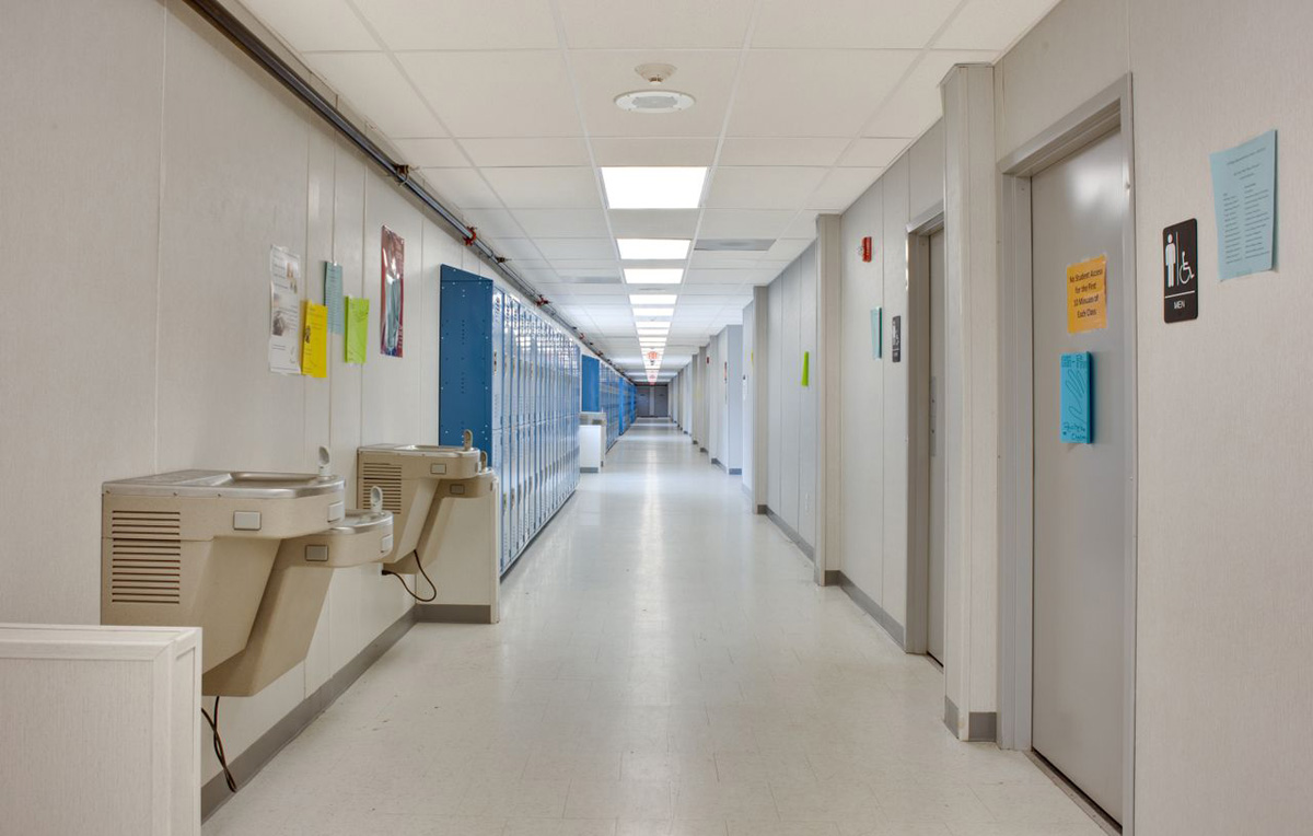 H.C. Wilcox Technical School , Interior Hallway