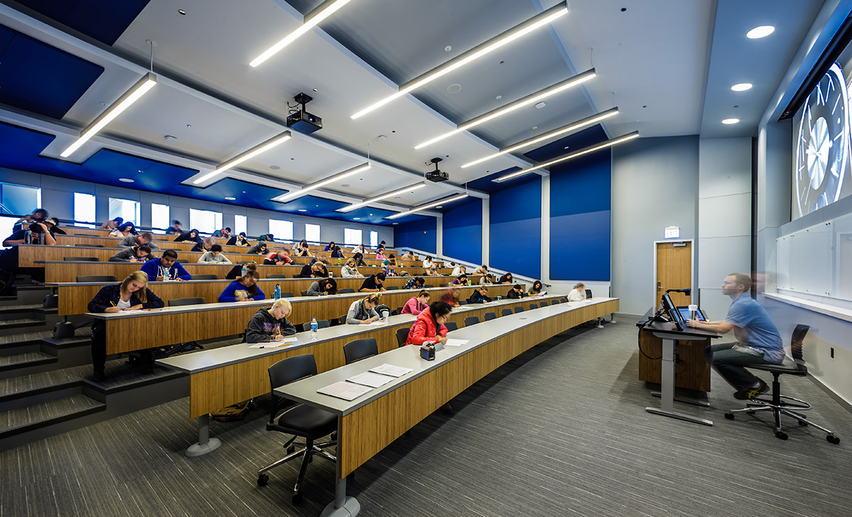 Interior Design North Park University, Interior Lecture Hall