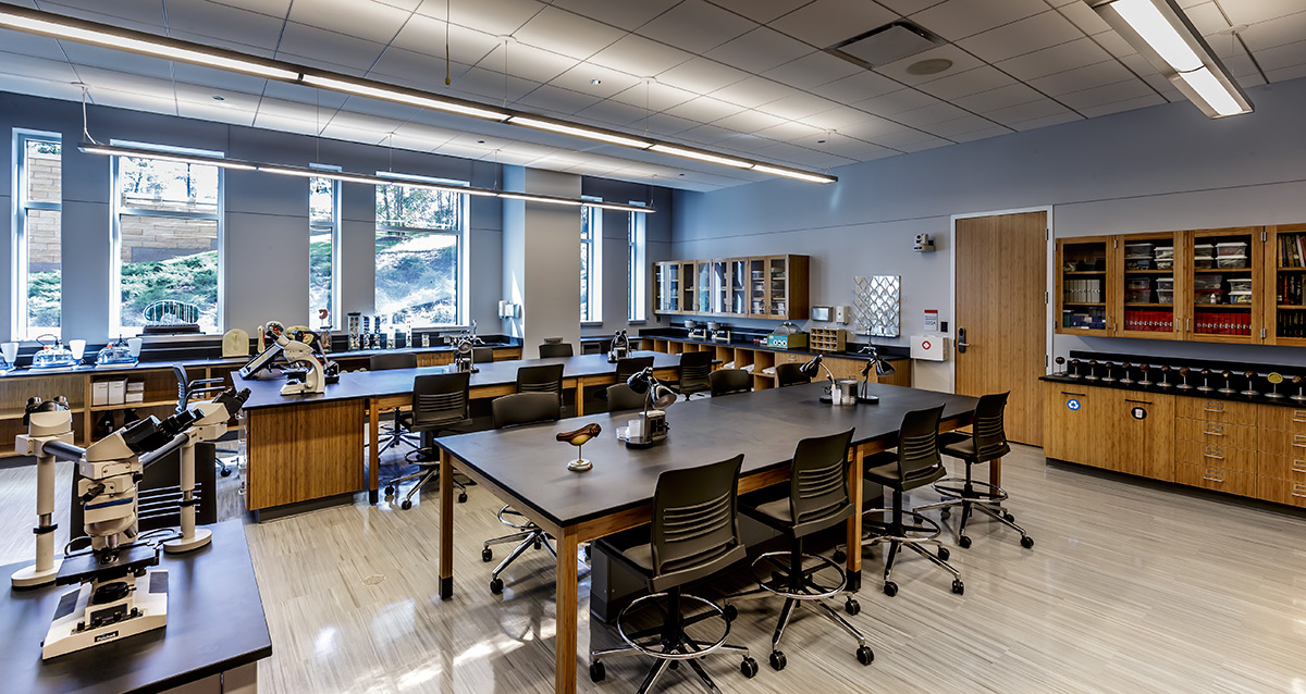 Interior Design North Park University, Microbiology Lab