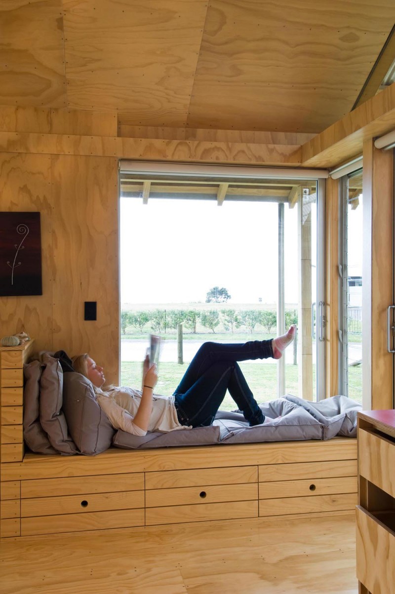 Grey Lathers and Cushions near the Kitchen