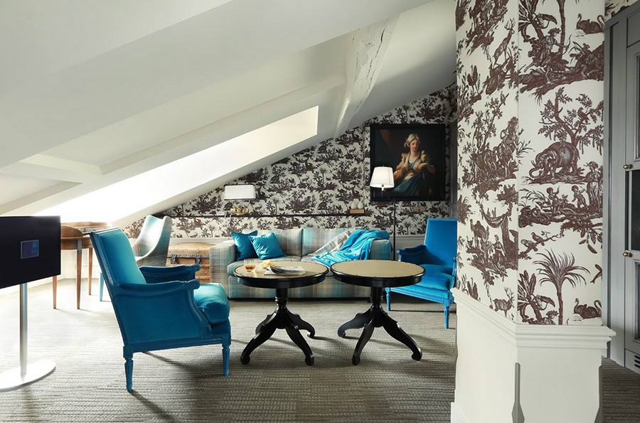 Cushions in the Sitting Space with White Ceiling