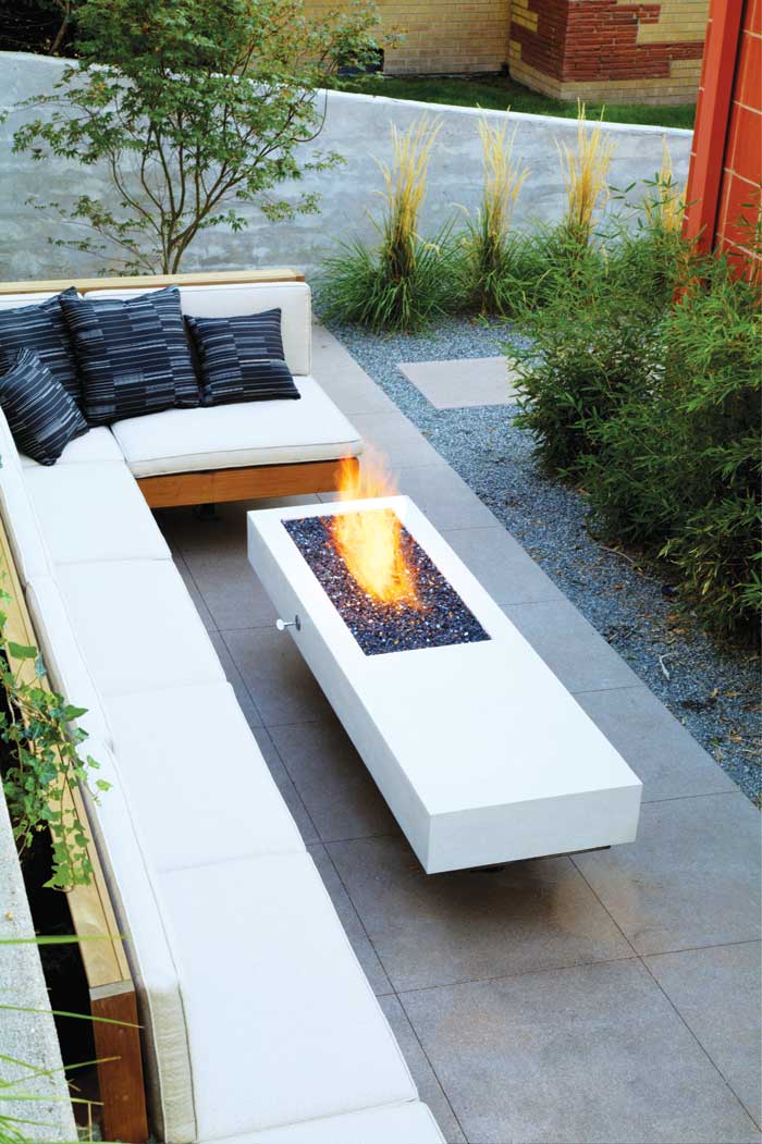 Modern White Patio Design