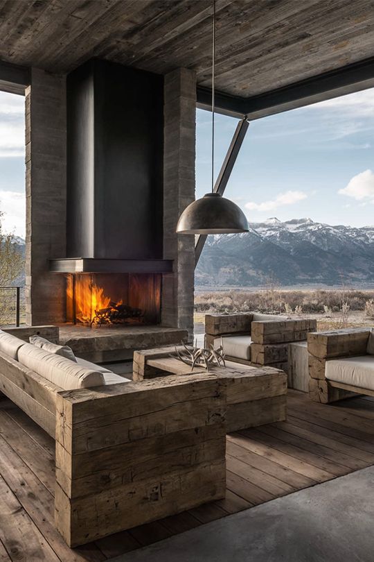 Wooden Patio Design