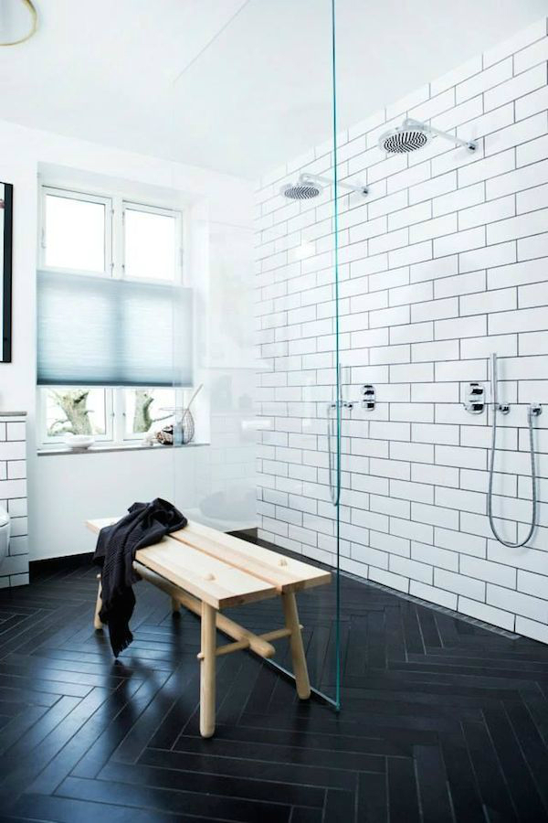 Black and white bathroom design Black and white bathroom design