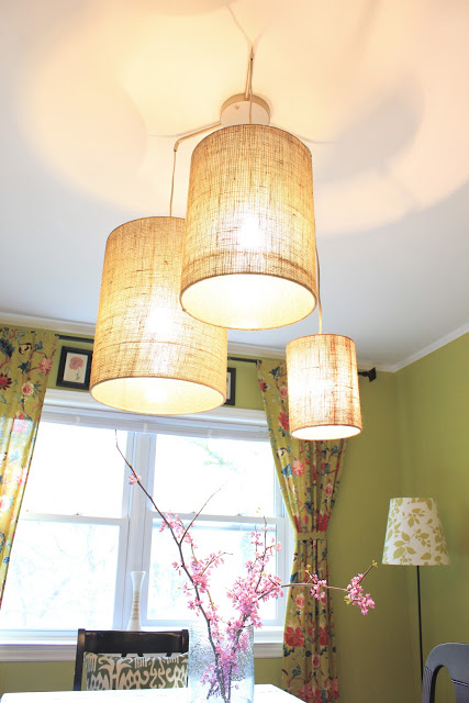 DIY Dining Room Light Fixture