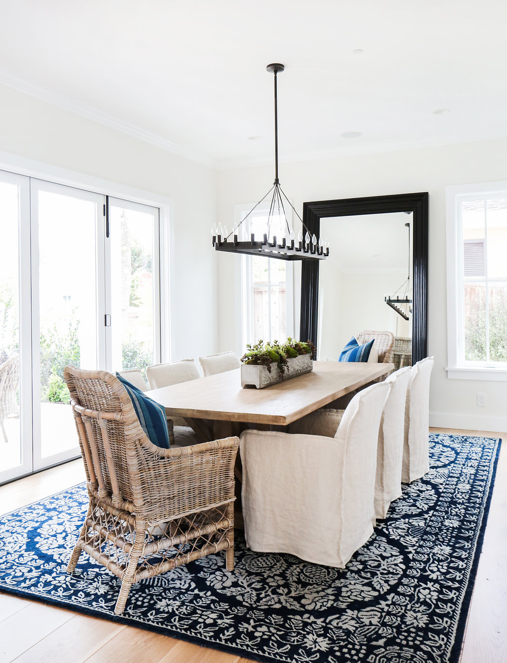 Newport Heights Modern Farmhouse Dining Area