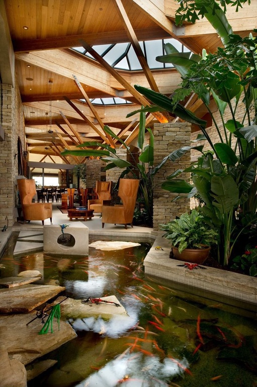 Contemporary Patio with exterior tile floors Contemporary Patio with exterior tile floors