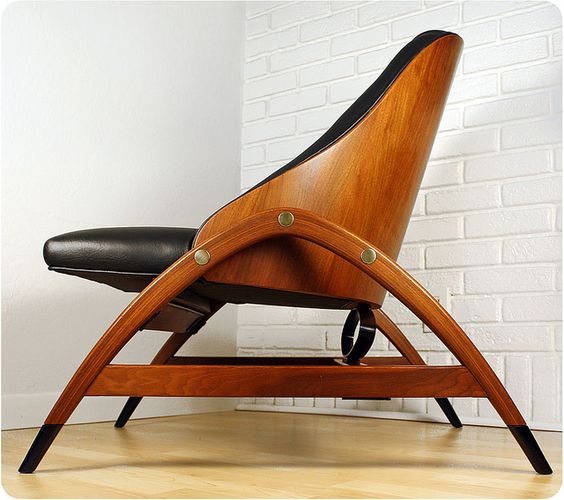 Vintage Drexel Leather Desk Chair Design