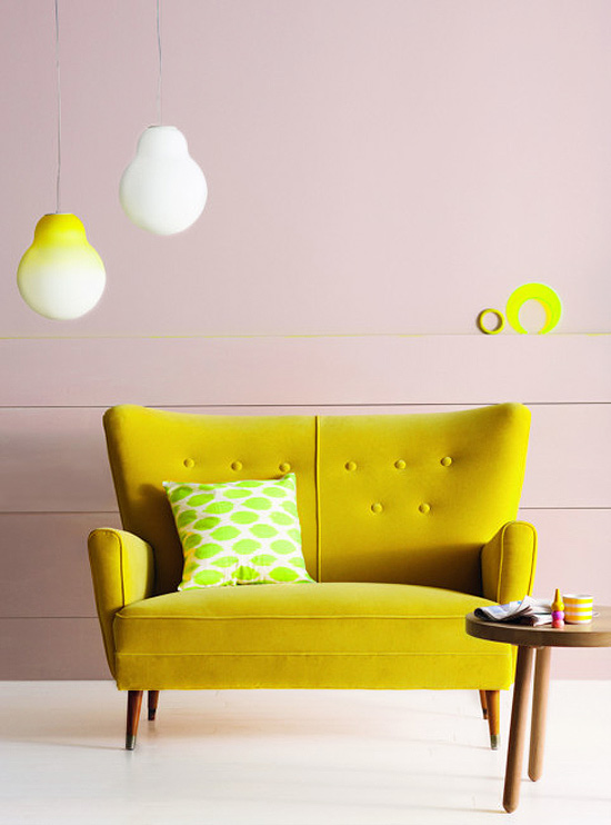 Fresh Mid Century Modern Yellow Chair