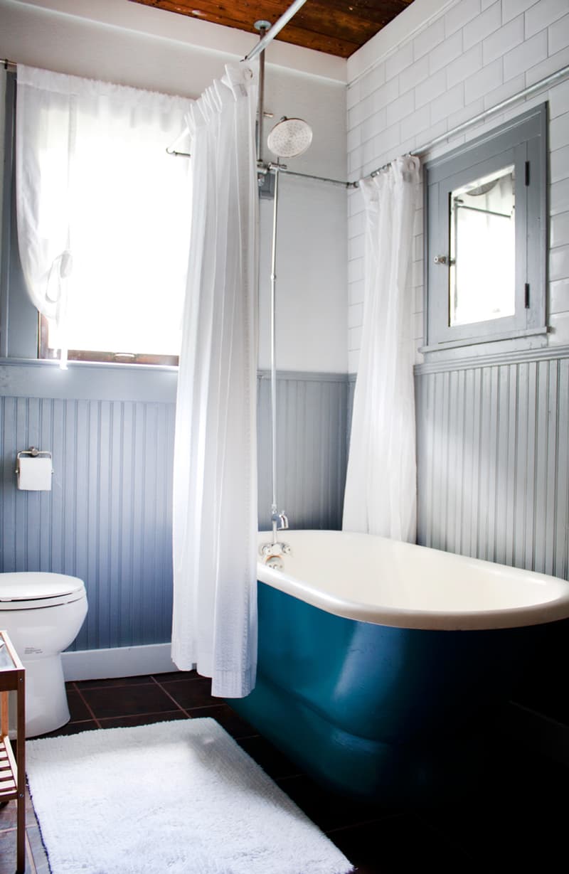 Modern White Shower Curtain Ideas