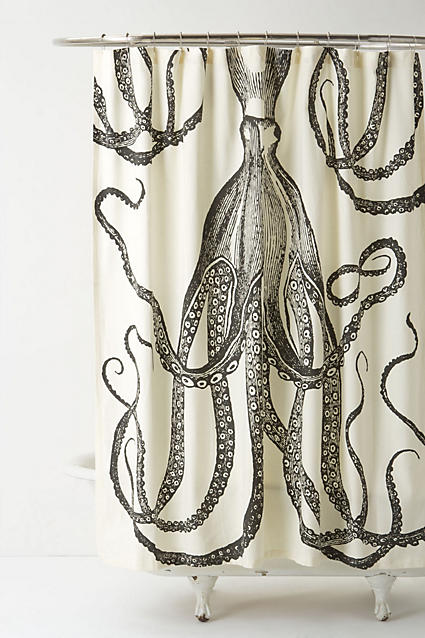 Octopus Garden Shower Curtain