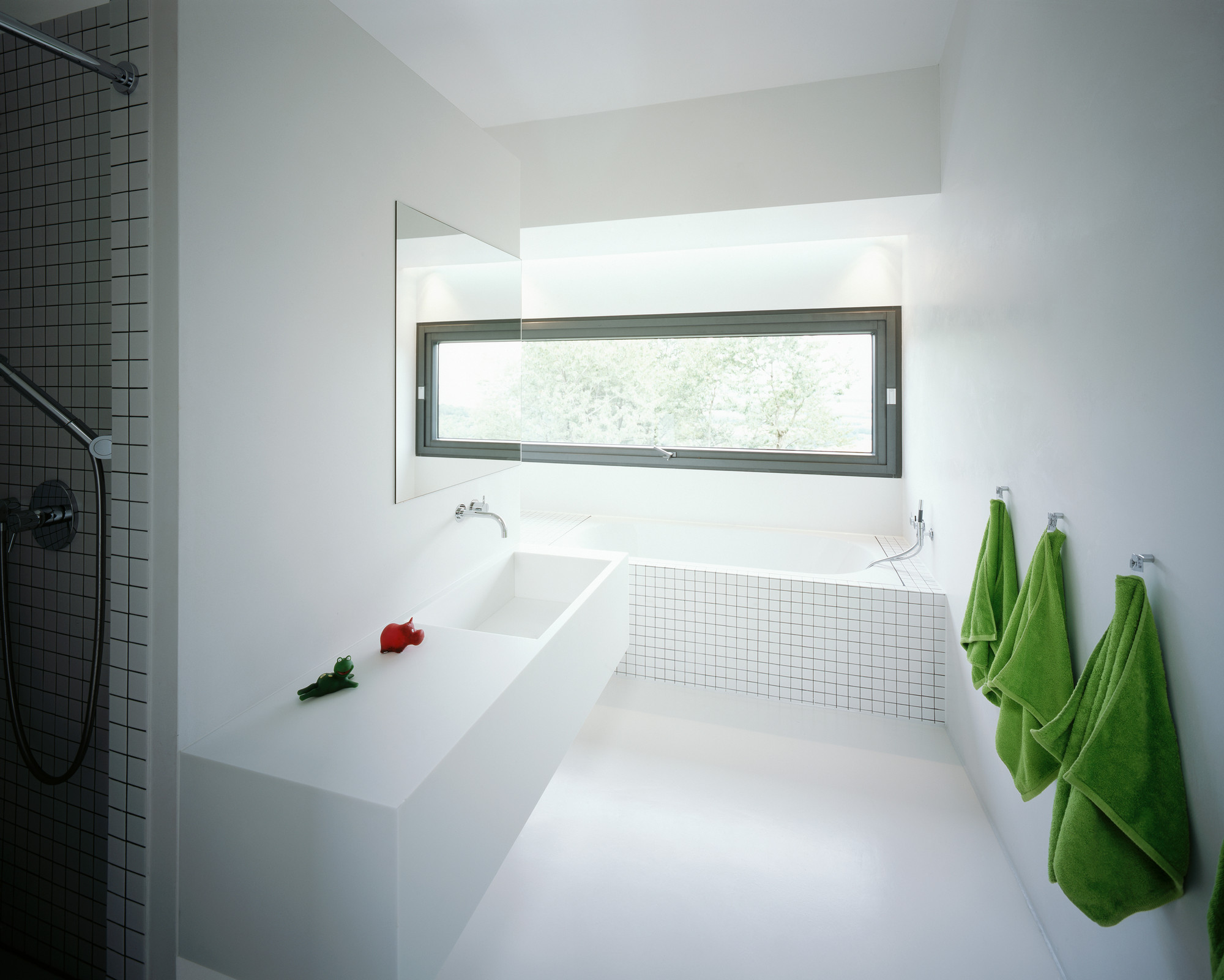 Bathroom Among White Bathtub Facing Green Towels Also Glass Finished House Anna Philipp Decor Bathroom Among White Bathtub Facing Green Towels Also Glass Finished House Anna Philipp Decor
