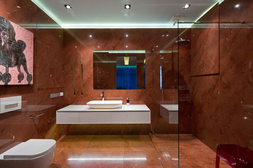 White Vanity Also Glass Shower Room White Vanity Also Glass Shower Room