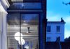 Kempson Road | Townhouse Architecture by Giles Pike Architects Combination Of Wide Glass Bay Window Also Outdoor Staircase At Sideyard