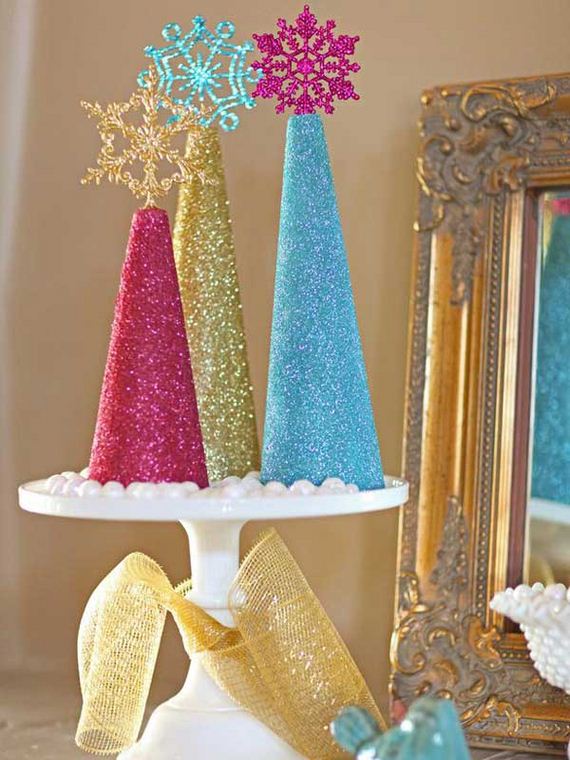 Cool Glitter Christmas Tree Decorations