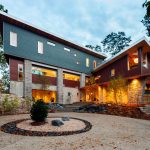 M-22 House by Michael Fitzhugh Architect - Stoney Ground Also Some Of Trees Inside Garden