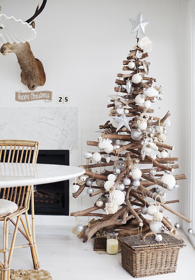 Stacked Branch Christmas Tree