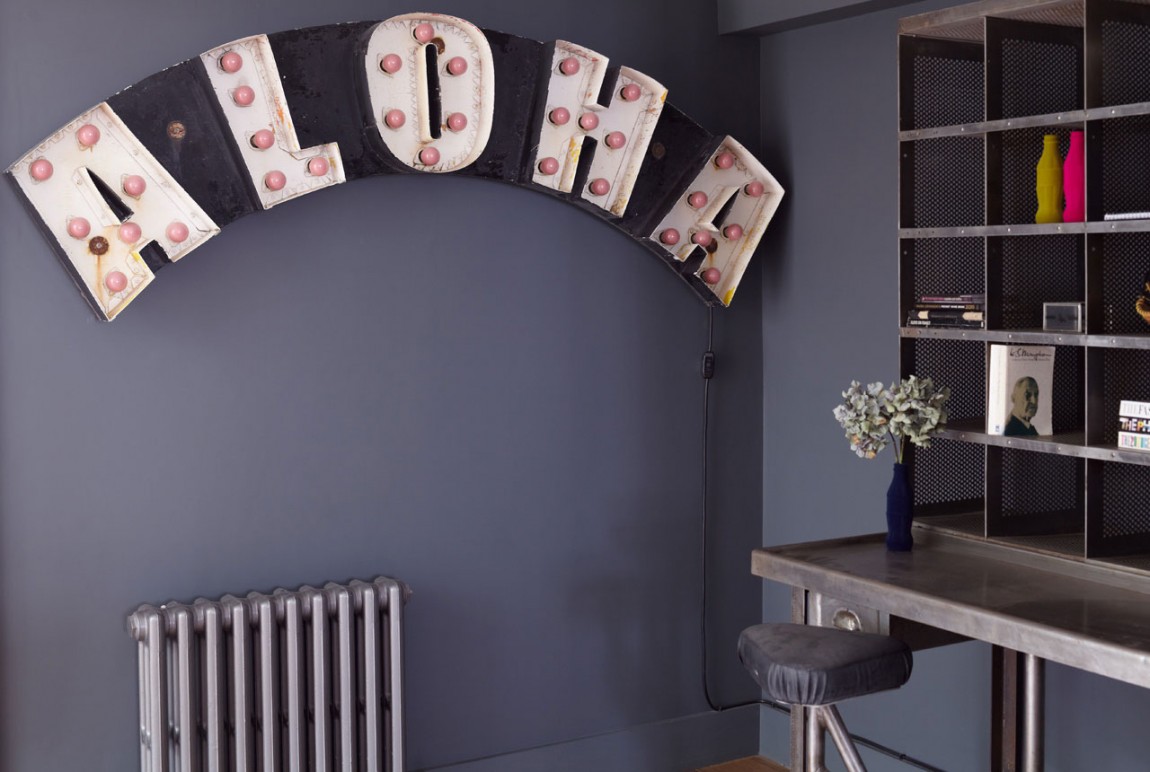 Wall Decoration Near Purple Color Background Theme Wall Decoration Near Purple Color Background Theme