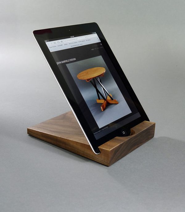 Wooden Ipad Stand Design