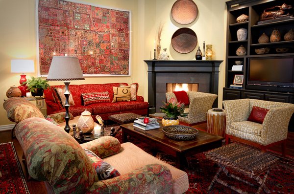 Beautiful Red Sofa  for Living Room