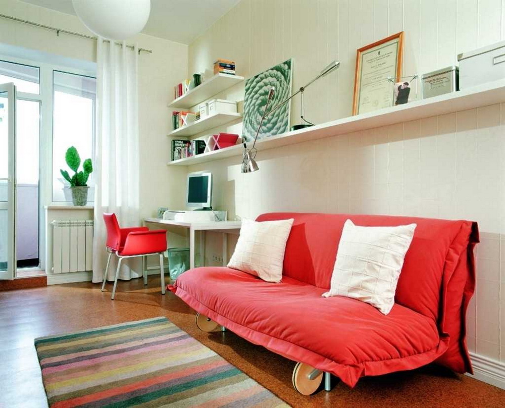 Red sofas decorating ideas