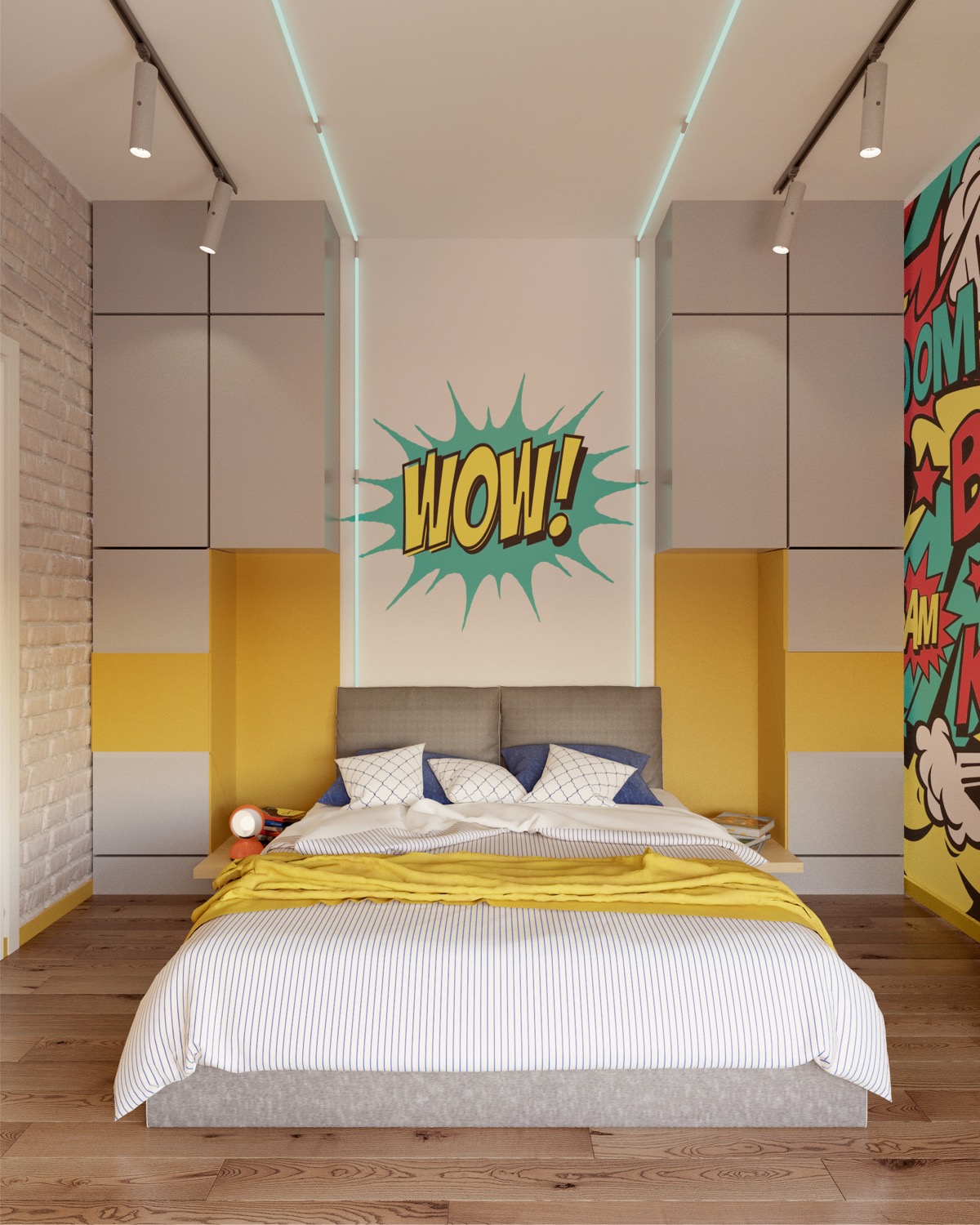 Kid Bedroom Graphic Wall Accents